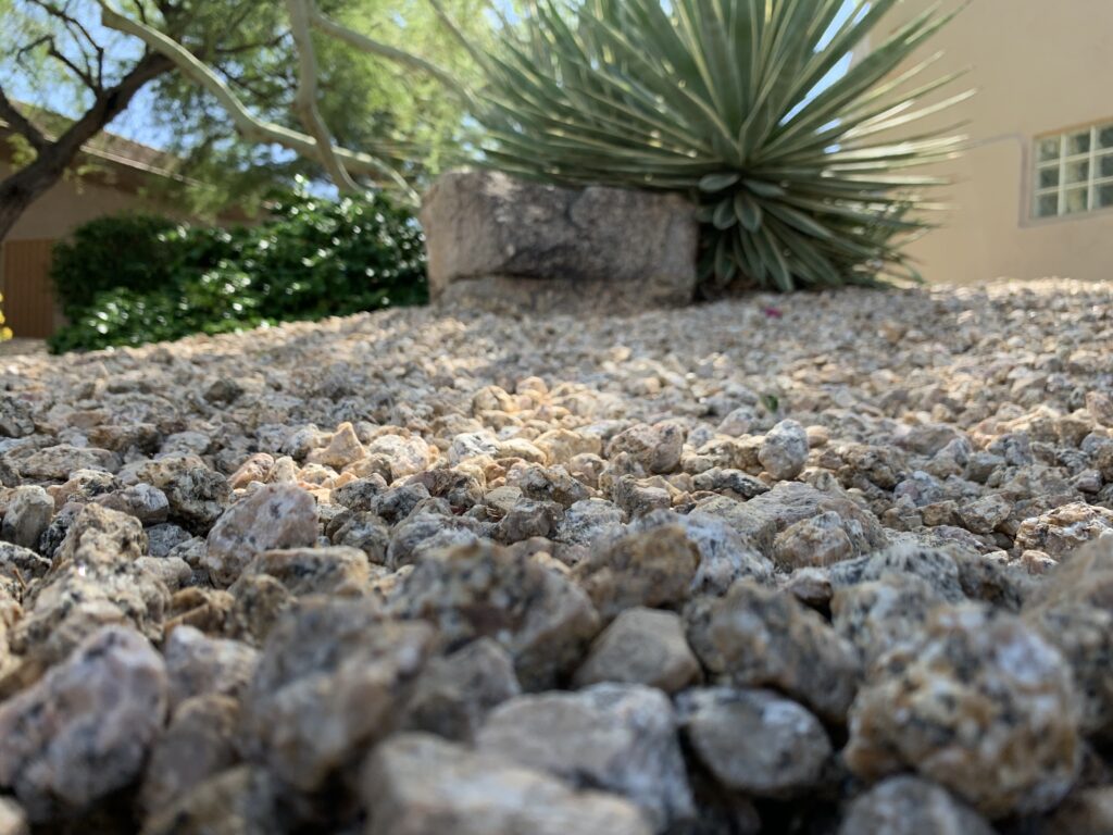 Landscaping rocks provide a rugged and outdoor feel to your property and complement the Arizona landscape.